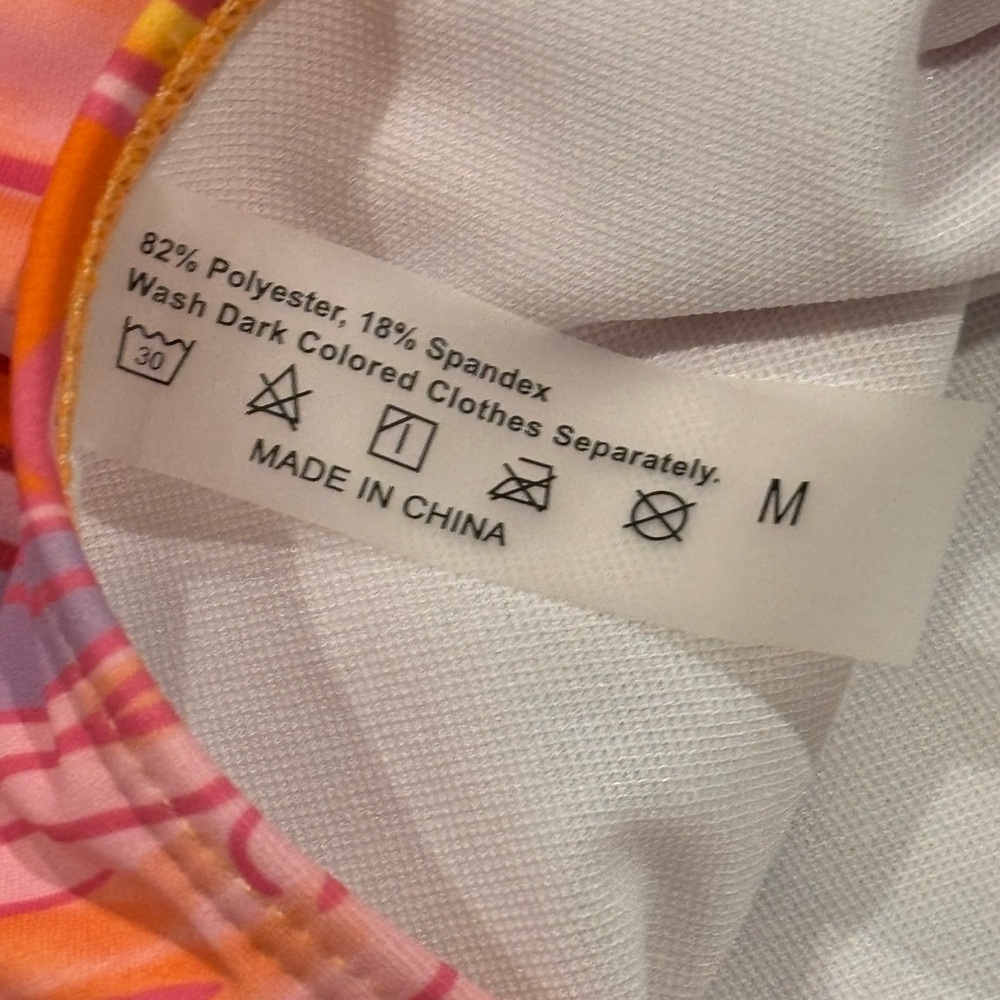 SHEIN Swim Plunging One Piece Swimsuit & Matching Beach Skirt NWOT - Picture 10 of 10